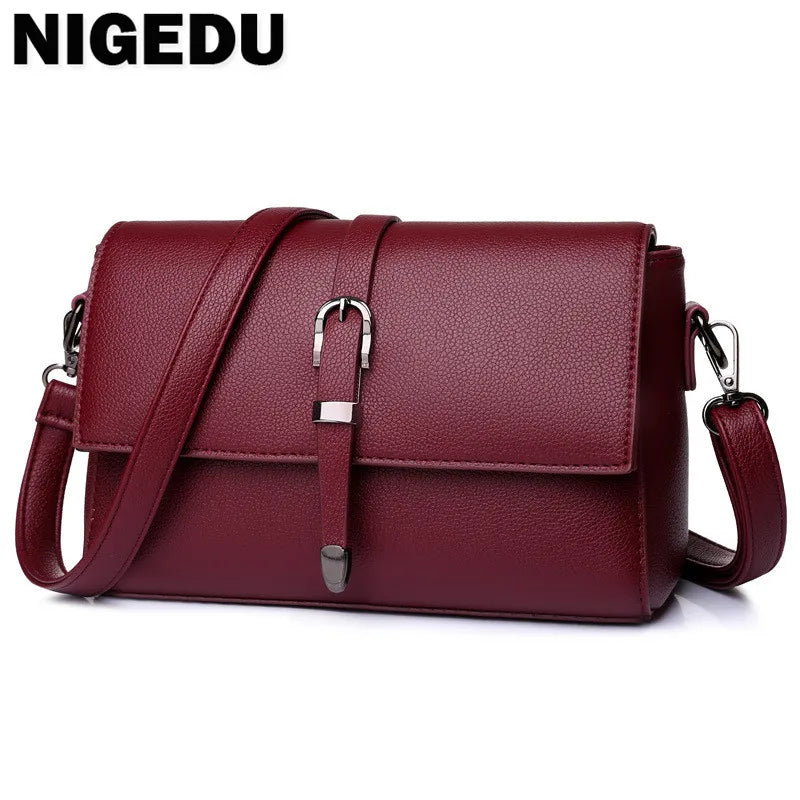 Women Shoulder Bag Pu Leather Handbags Crossbody Messenger Bag