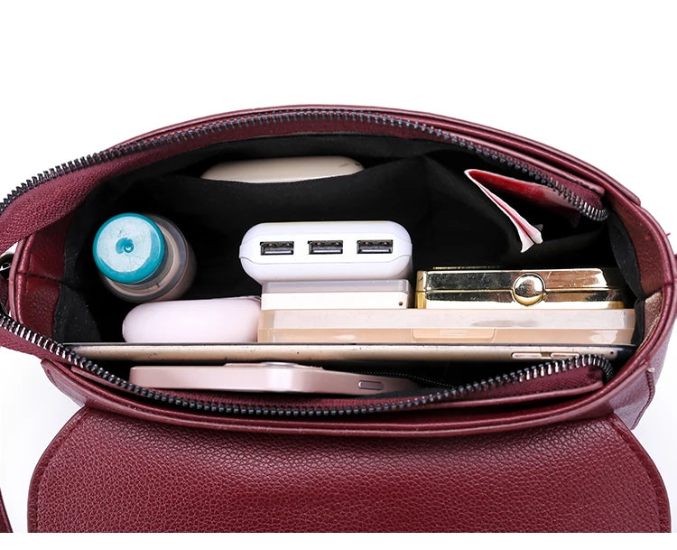 Women Shoulder Bag Pu Leather Handbags Crossbody Messenger Bag