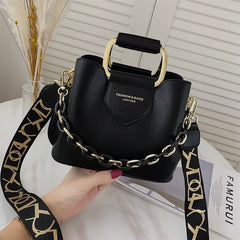 Women's Pu Leather Bucket Bag Crossbody Shoulder Bags