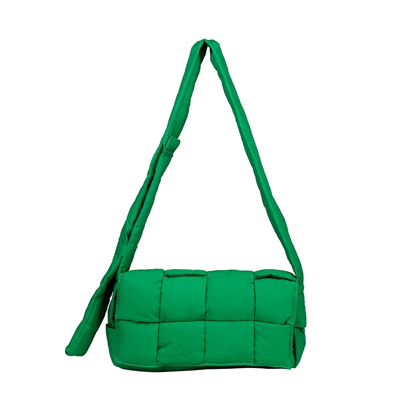Casual Solid Shoulder Bag for Women, Square Messenger Bag