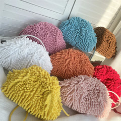 Plush Cloud Bag Women Shoulder Bag Dumpling Crossbody Messenger Bags