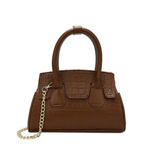 Stone Pattern Shell Bag Women's Handbags Chains Shoulder Crossbody Bags
