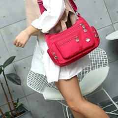 Casual Shoulder Bag Women Handbags Multi-layer Ladies Crossbody Bag Tote