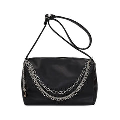 Women's Soft PU Leather Shoulder Bag Chain Crossbody Casual Handbag Purse