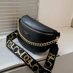 Leather Waist Bag Shoulder Crossbody Chest Bags for Women