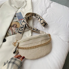 Leather Waist Bag Shoulder Crossbody Chest Bags for Women