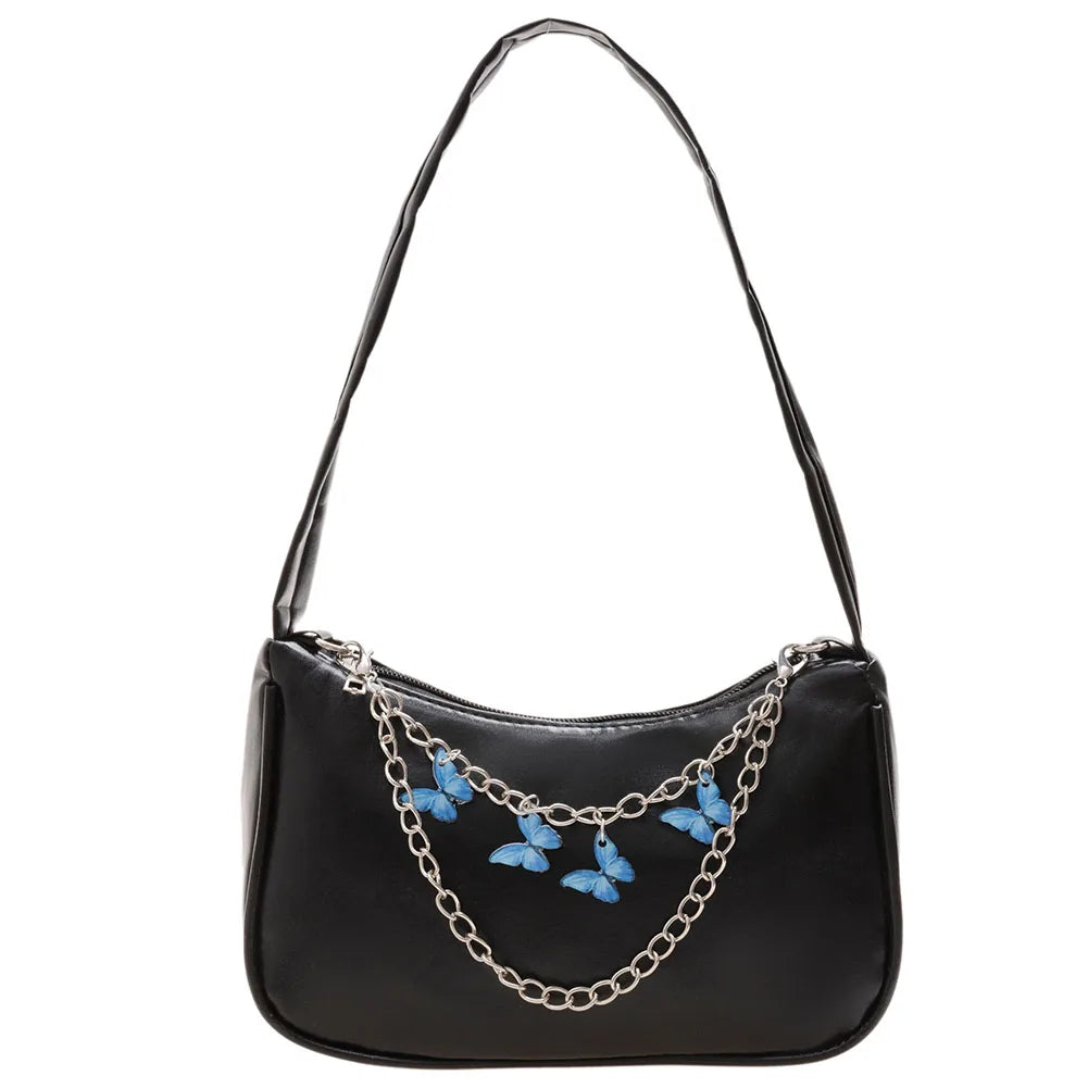 Chain Handbag for Women Armpit Bag Ladies Shoulder Bag