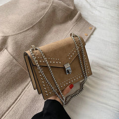 Rivet Crossbody Bags for Women Small Purses