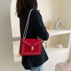 Rivet Crossbody Bags for Women Small Purses