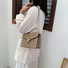 Rivet Crossbody Bags for Women Small Purses