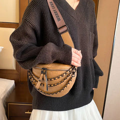 Stone Pattern Waist Bag for Women Phone Pack and Purse