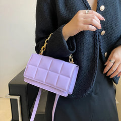 Shoulder Bag Women PU Leather Crossbody Messenger Handbag Lady Armpit Satchel