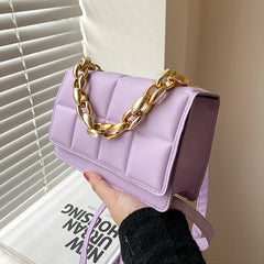 Shoulder Bag Women PU Leather Crossbody Messenger Handbag Lady Armpit Satchel