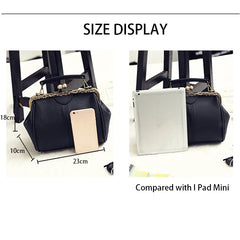 PU Leather Shoulder Messenger Bag Crossbody Bag Armpit Purse Shopping Bag
