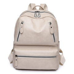 Cowhide Female Satchels Backpack Multifunctional Travel Bags Vintage Women Backp