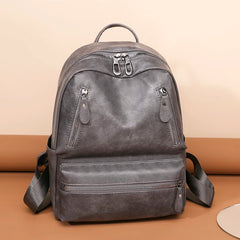 Cowhide Female Satchels Backpack Multifunctional Travel Bags Vintage Women Backp