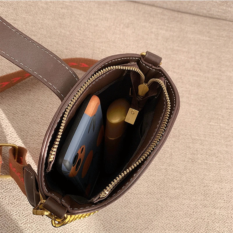 Stone Shoulder Bag Ladies Handbags Sac Female Vintage Messenger Bags for Girls