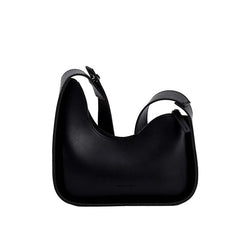 Leather Lemon Shoulder Bag Casual Satchel Wide Straps Handbag