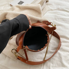 Women's Chain Shoulder Purse Hobo Handbag Zipper Crossbody Bag