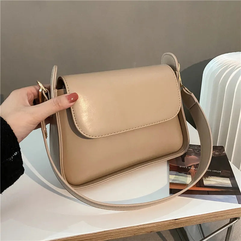 Women's Crossbody Bag PU Leather Shoulder Satchel Clutch Purse Tote
