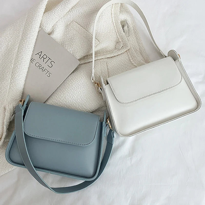 Women's Crossbody Bag PU Leather Shoulder Satchel Clutch Purse Tote