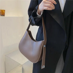 Crossbody Bag Women PU Leather Shoulder Bag Wide Straps Handbag