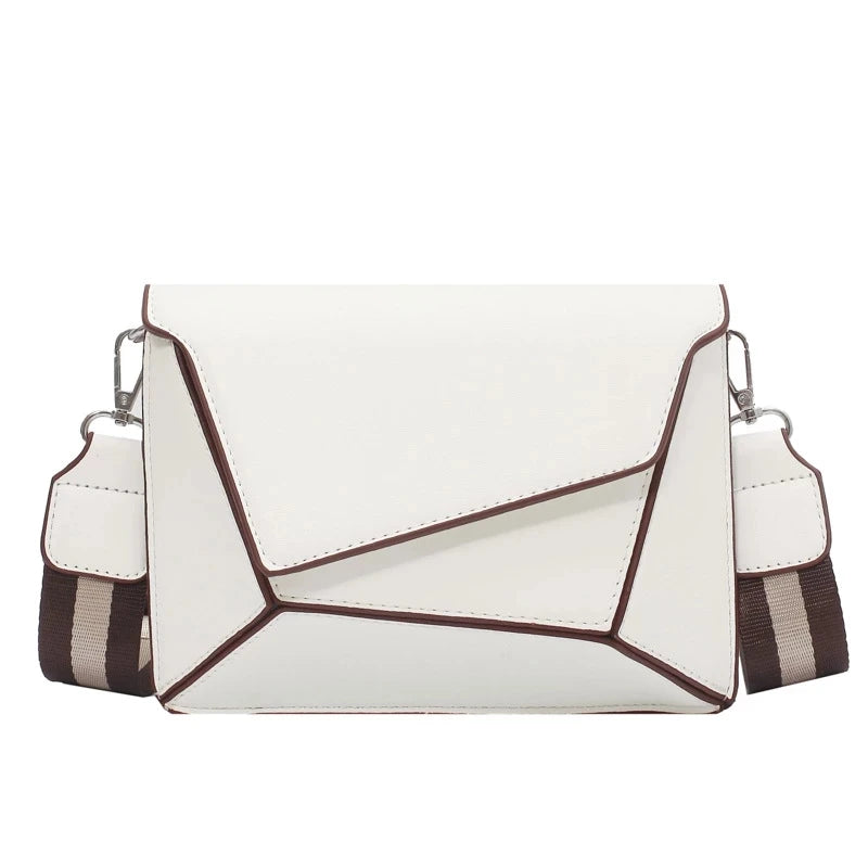Hot Shoulder Bag Irregular Small Square Bag Wide Strap Crossbody Bags