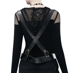 Bag Punk Motorcycle PU Leather Retro Waist Bags Backpacks Clothing Accessories
