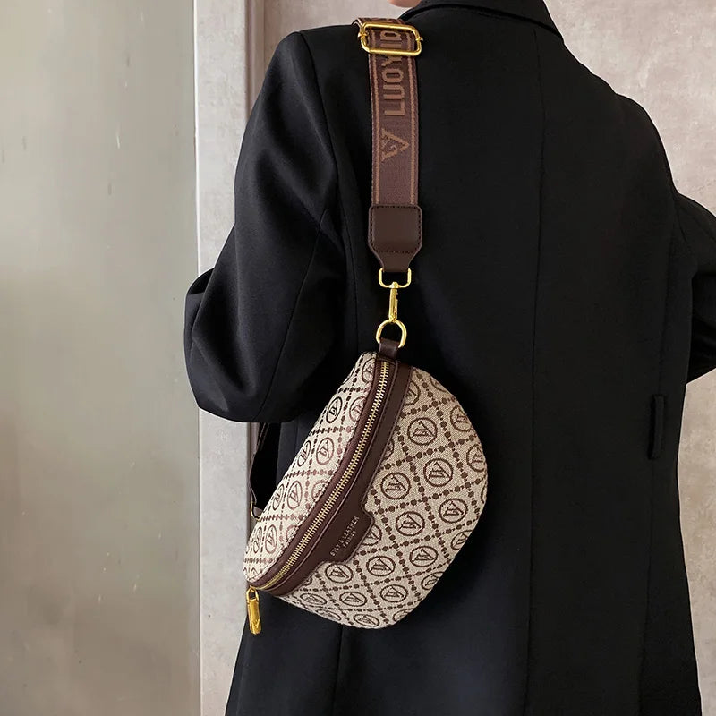 Fashionable Chest Bag Women's Crossbody Bag