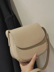 Women's Pu Leather Crossbody Shoulder Bag Flap Solid