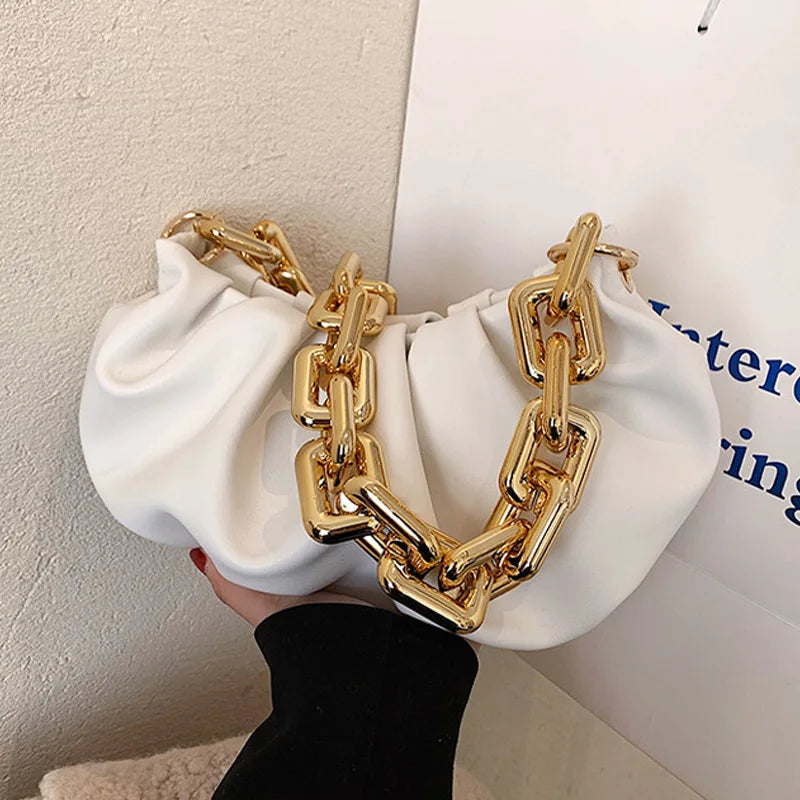Thick Chain Shoulder Bag for Women
