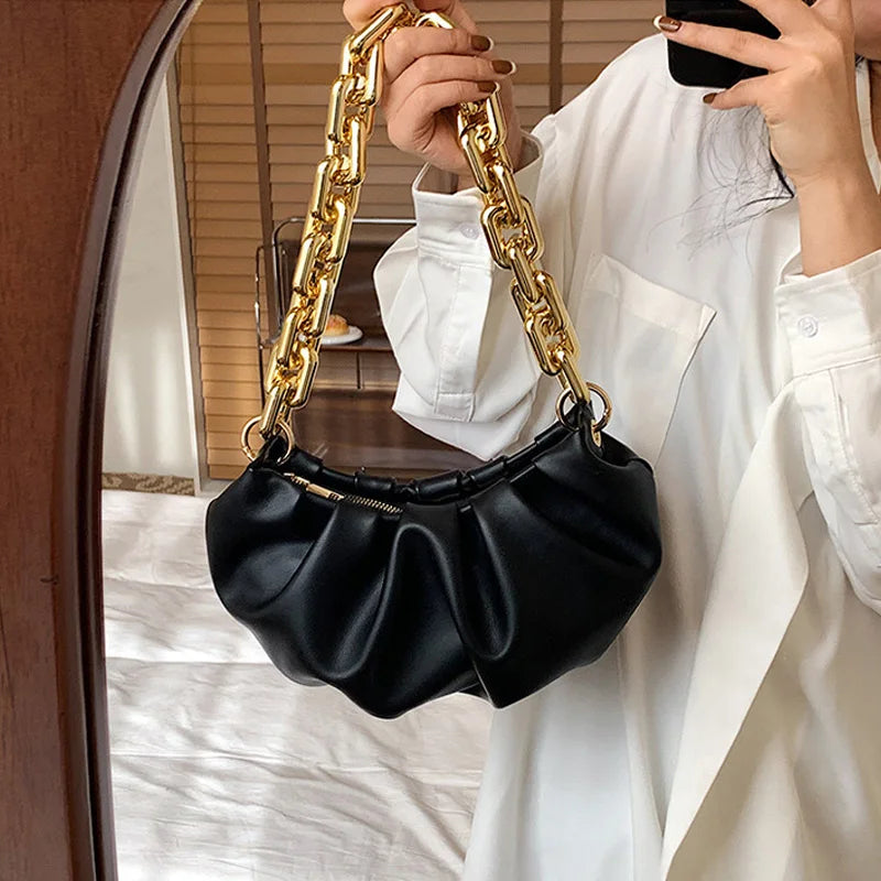 Thick Chain Shoulder Bag for Women