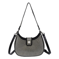 Diamond-Studded Lady Shoulder Bag Crossbody Tote