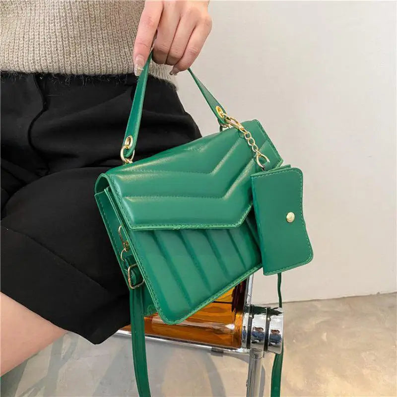 Embroidered Thread Shoulder Messenger Tote Bag Torebki