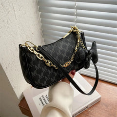 Leather Chain Crossbody Bag For Women Handbags Shoulder Bags Messenger