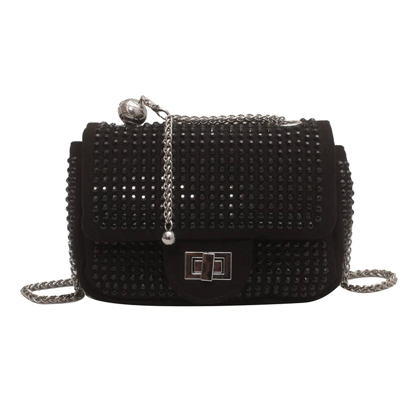 Leather Chain Crossbody Bags Women Handbags Shoulder Messenger Female Clutch