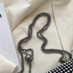 Leather Chain Crossbody Bags Women Handbags Shoulder Messenger Female Clutch