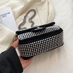 Leather Chain Crossbody Bags Women Handbags Shoulder Messenger Female Clutch