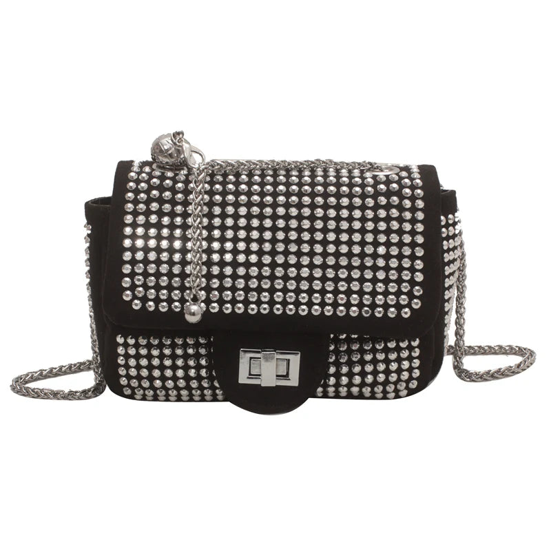 Leather Chain Crossbody Bags Women Handbags Shoulder Messenger Female Clutch
