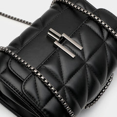 Leather Chain Crossbody Bags for Women Handbags Shoulder Bags Messenger