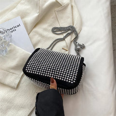 Leather Chain Crossbody Bags Women Handbags Shoulder Messenger Female Clutch