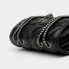 Leather Chain Crossbody Bags for Women Handbags Shoulder Bags Messenger