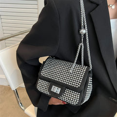 Leather Chain Crossbody Bags Women Handbags Shoulder Messenger Female Clutch
