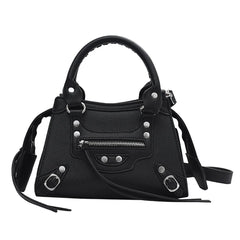Rivets Crossbody Leather Bag Shoulder Messenger Clutch