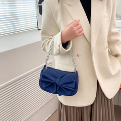 Large Bow Decoration Underarm Women's Shoulder Bag Totes