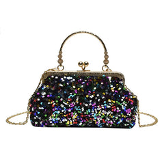 Sequins Evening Bag Top Handle Women's Shoulder Bags