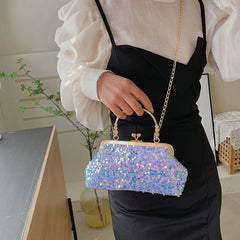 Sequins Evening Bag Top Handle Women's Shoulder Bags