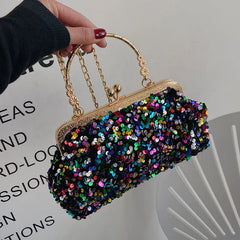 Sequins Evening Bag Top Handle Women's Shoulder Bags