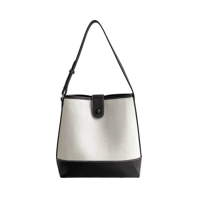 Canvas Patchwork Handbag Autumn Shoulder Bag