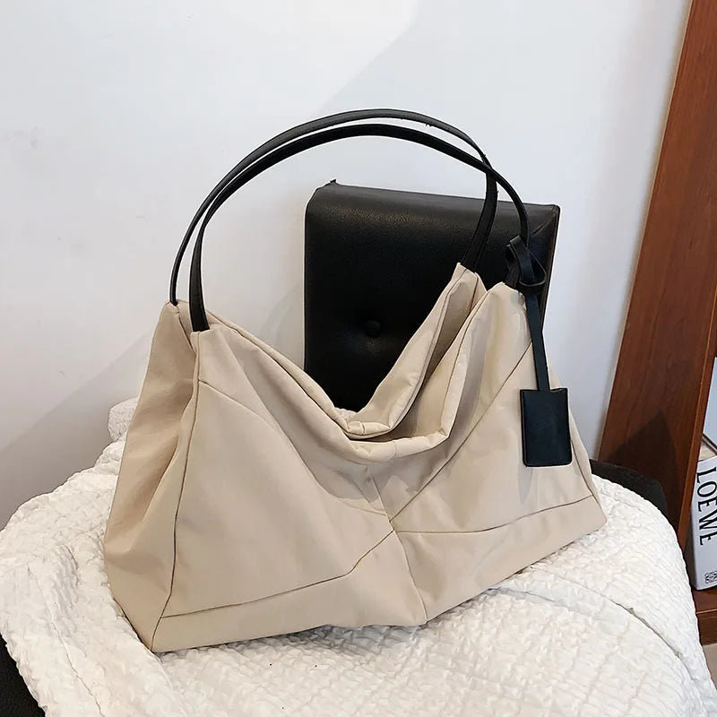 Canvas Shopper Tote Handbag for Women High Capacity Women's Shoulder Bags